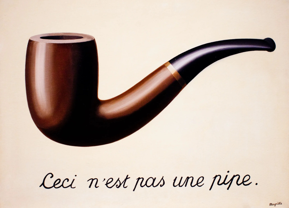 Ceci n'est pas un pipe - Magritte